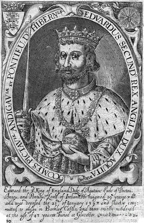 Edward II, King Of England Drawing by Print Collector