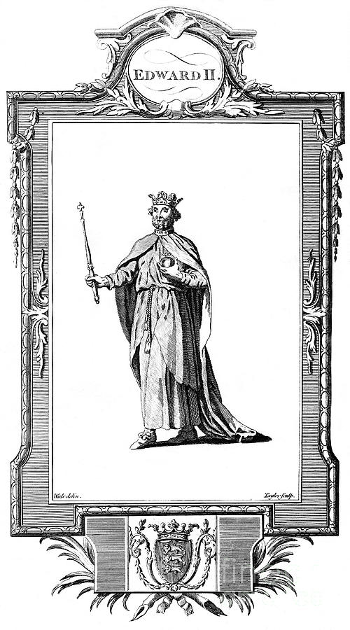 Edward II Of England. Artist Taylor Drawing by Print Collector