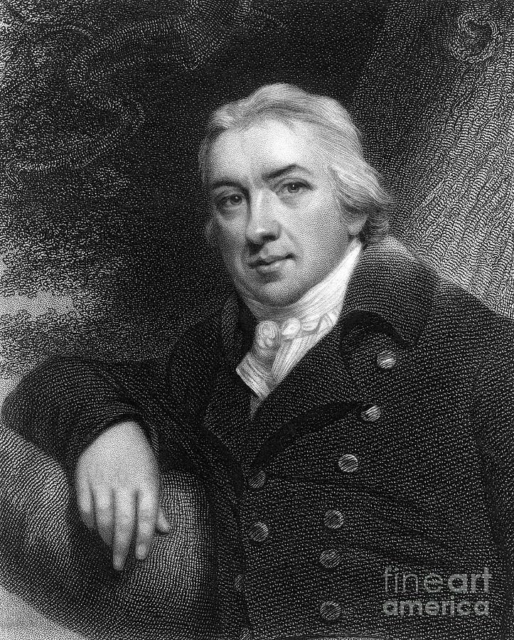 Edward Jenner, English Physician, 1837 Drawing by Print Collector