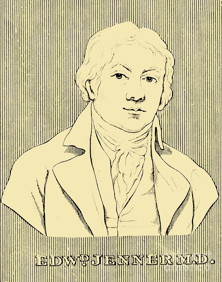 Edward Jenner M.d Drawing by Print Collector
