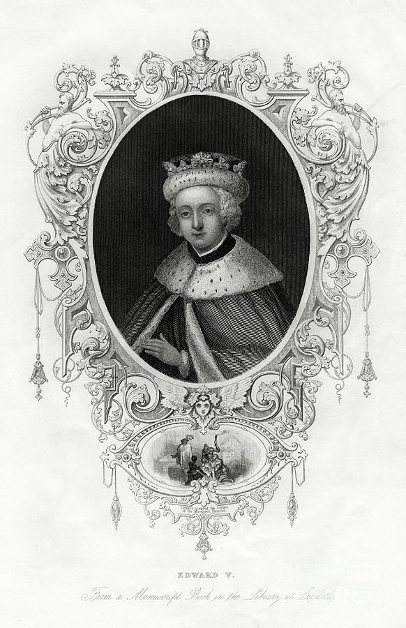Edward V, King Of England, 1860 Drawing by Print Collector