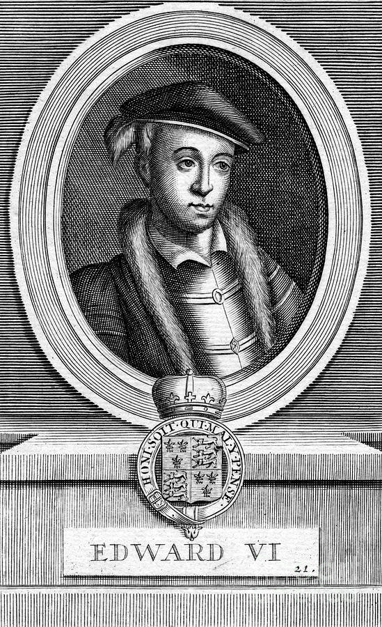 Edward Vi Of England Drawing by Print Collector