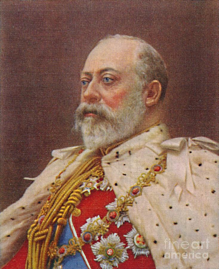 Edward Vii Drawing by Print Collector