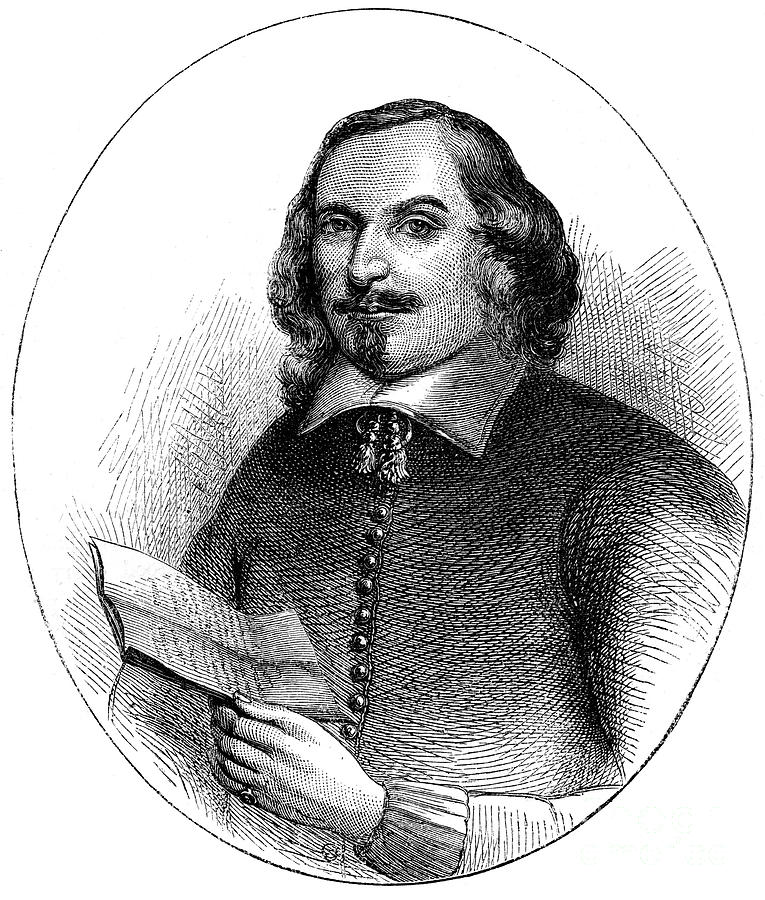 Edward Winslow, English Puritan Drawing by Print Collector