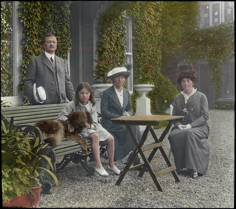 Edwardians And Dog Photograph by Epics