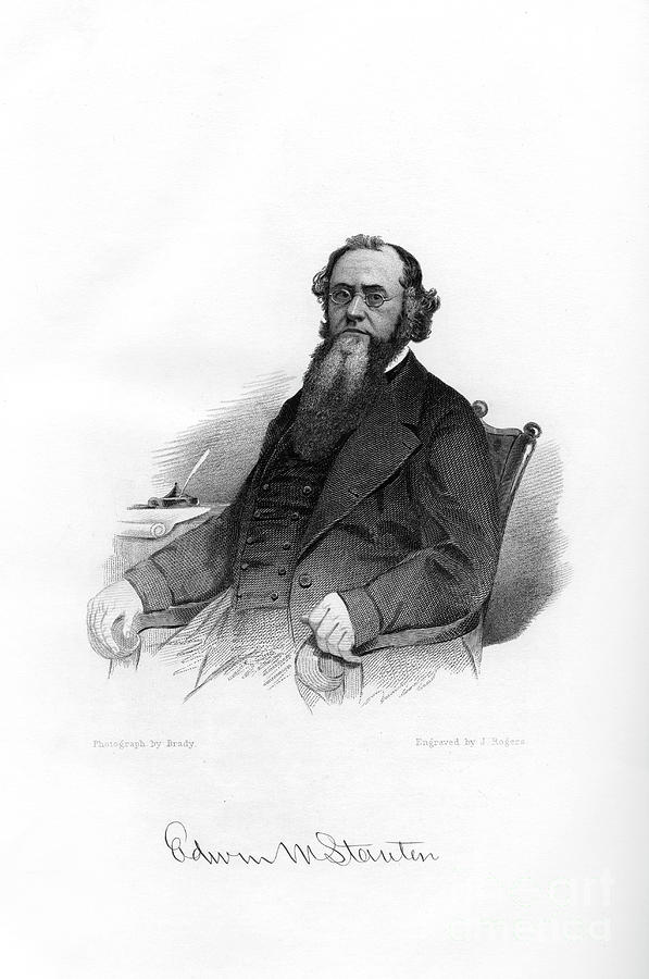 Edwin Mcmasters Stanton, American Drawing by Print Collector