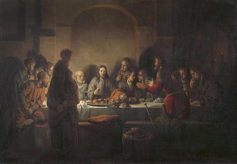 The Last Supper, 1664 Painting by Gerbrand Van Den Eeckhout