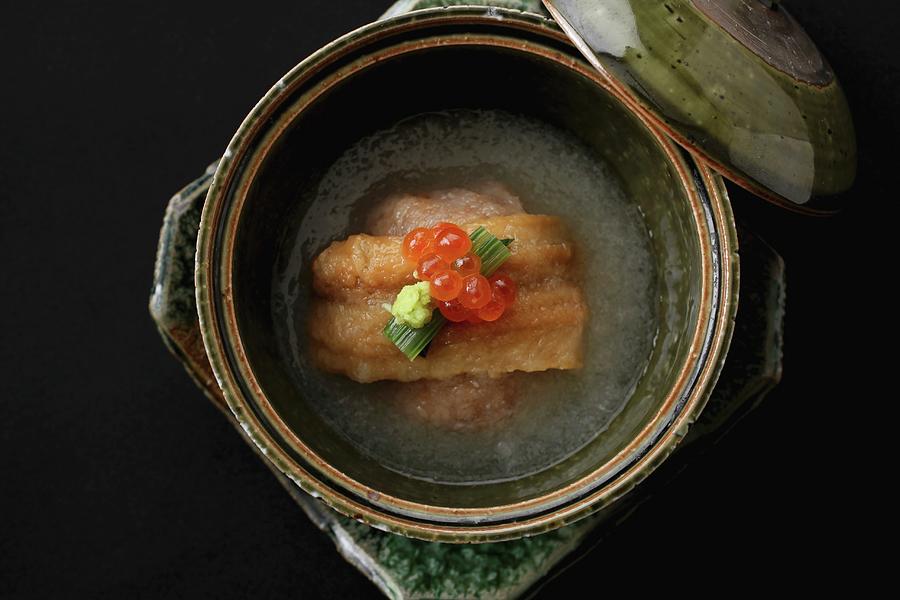 Eel In Broth With Caviar japan Photograph by Yuichi Nishihata Photography