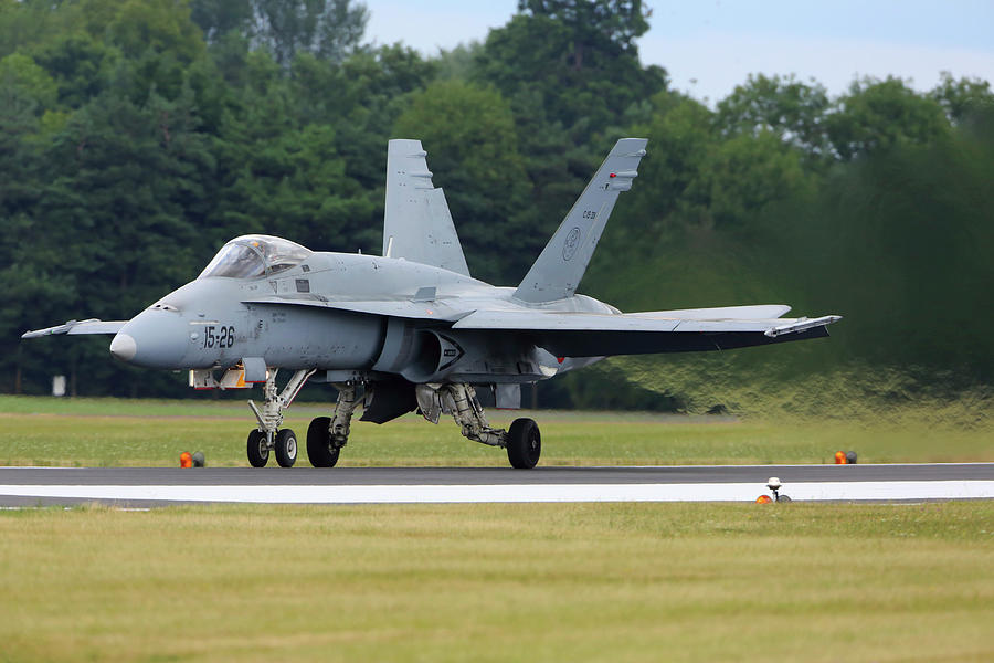 Ef-18 Hornet Of The Spanish Air Force Photograph by Artyom Anikeev - Pixels