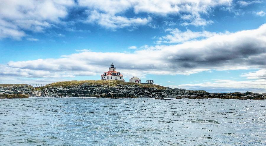 Egg Rock Lighthouse Photograph by William E Rogers - Pixels