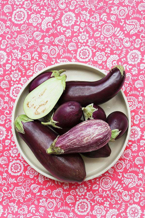 Eggplants Photograph by Great Stock!