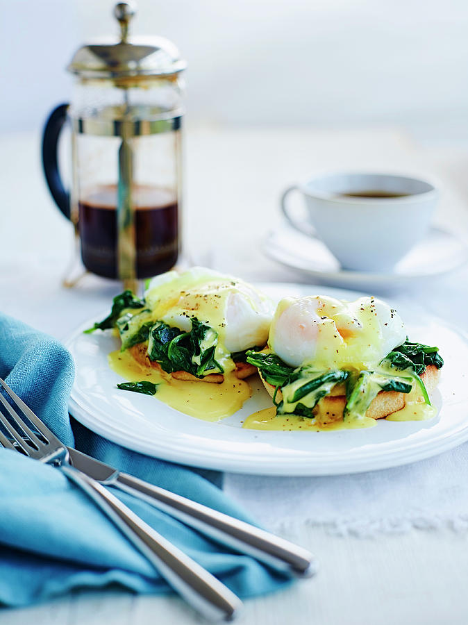 Eggs Florentine Photograph by Charlie Richards