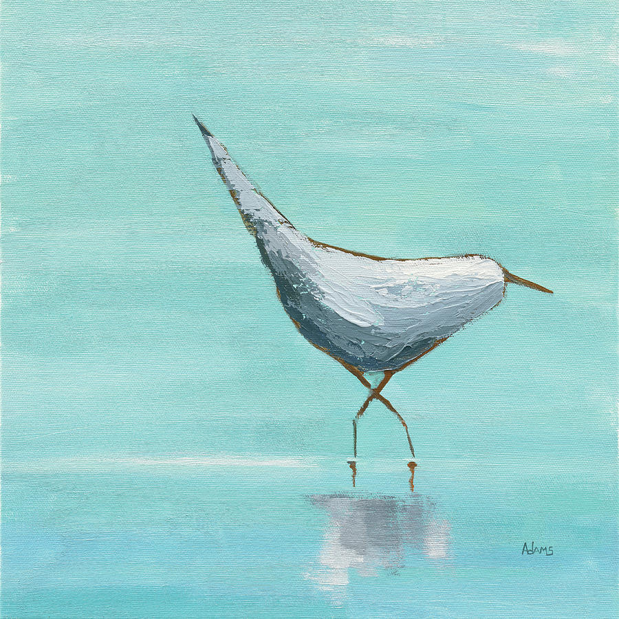 Animal Painting - Egret I by Phyllis Adams