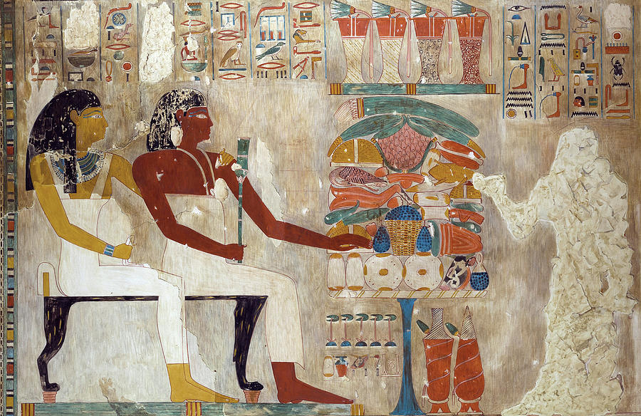 Egypt: Rekhmire Painting by Charles K. Wilkinson