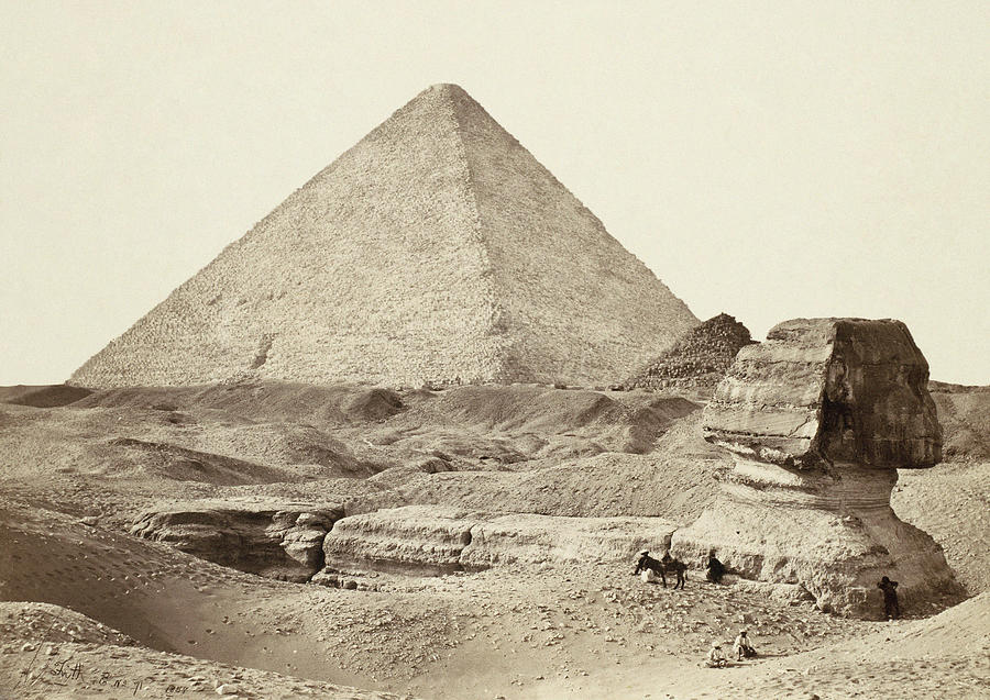 Sphinx, 1857 Photograph by Francis Frith - Fine Art America