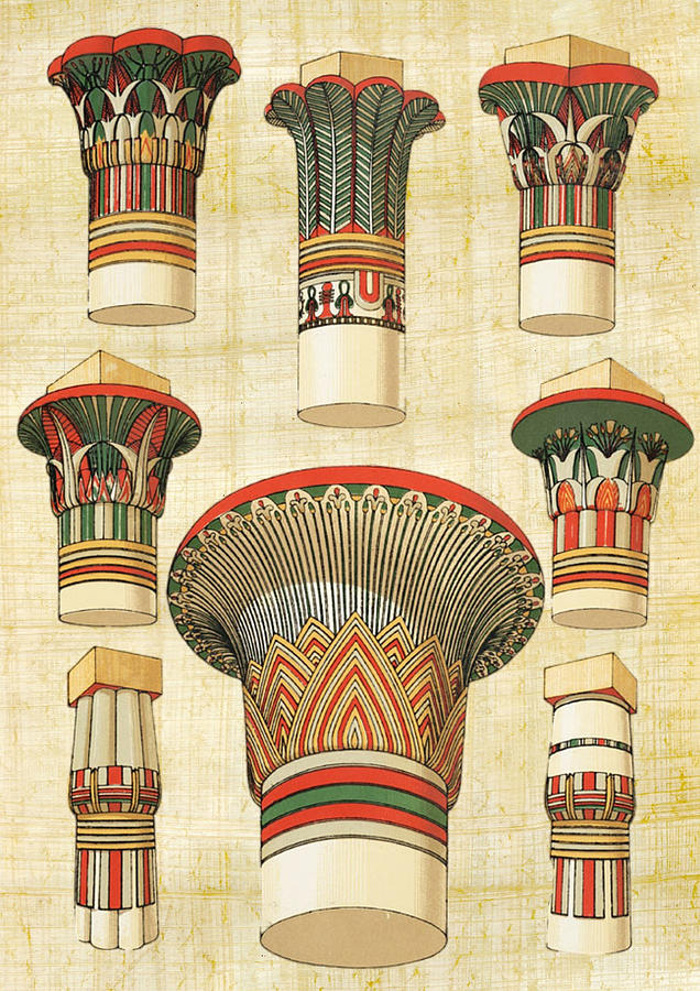 Egyptian Architecture Column Digital Art By Nelly Gayle Pixels My Xxx Hot Girl