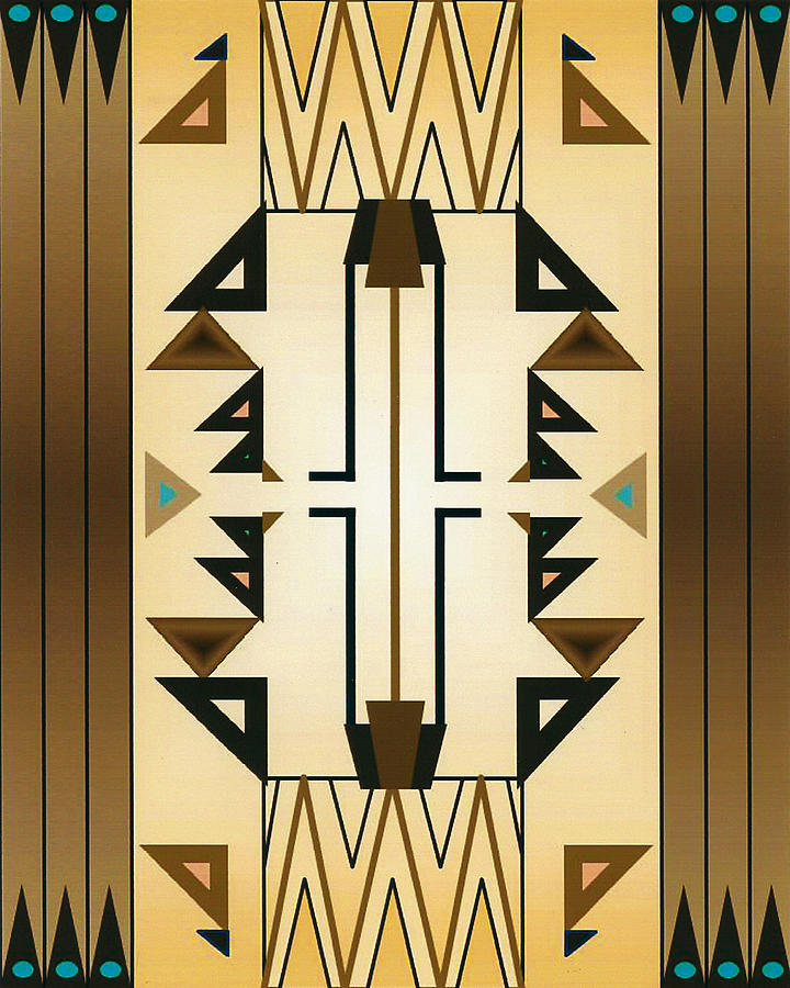 Egyptian Moderne Digital Art by Tara Hutton