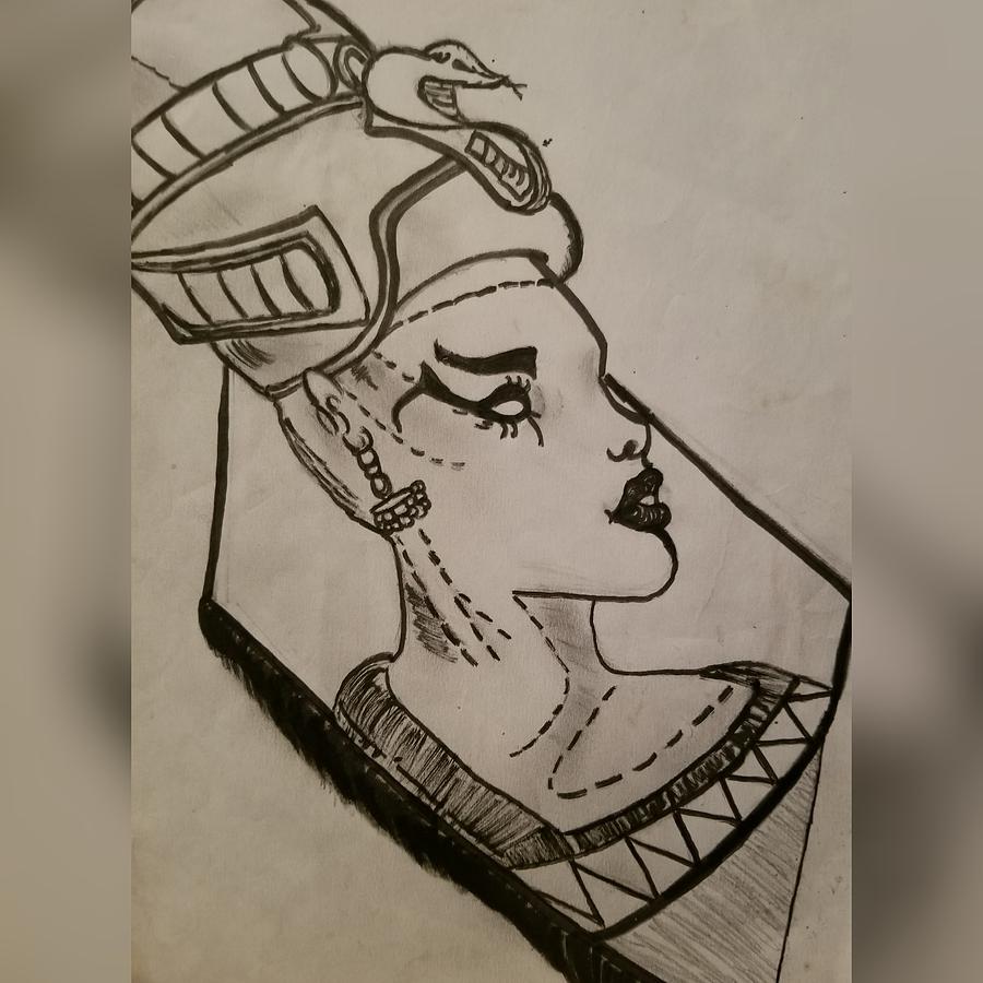Egyptian Goddess Tattoo Tshirt Design Ancient Stock Vector (Royalty Free)  1302261229 | Shutterstock