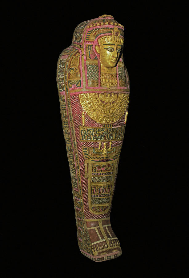 Egyptian Sarcophagus, Roman Period Photograph by Millard H. Sharp