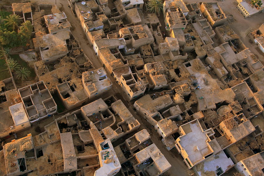 Egyptian Village From The Air Photograph by Joe & Clair Carnegie / Libyan Soup