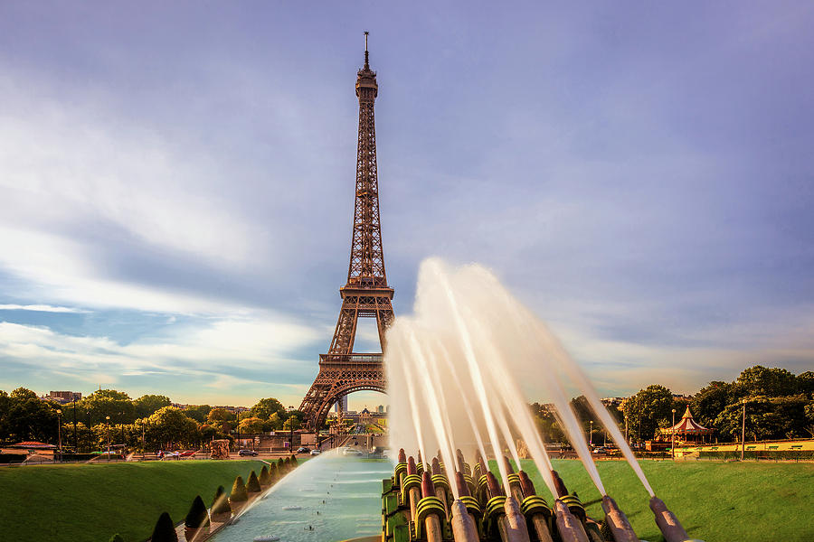 Eiffel At Morning Photograph