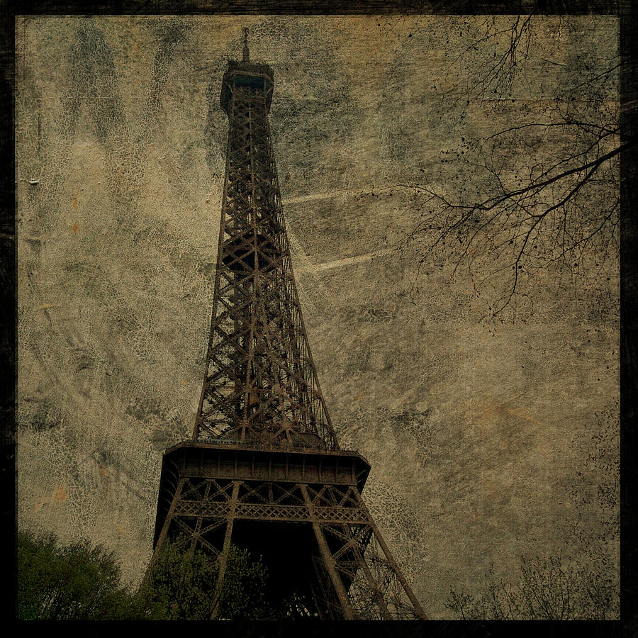 Eiffel Tower Digital Art - Eiffel IIi by John W. Golden