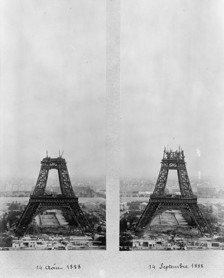 Eiffel Rising Photograph by Henry Guttmann Collection