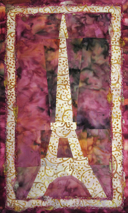 Eiffel Tower Tapestry - Textile - Eiffel Sunrise by Pam Geisel