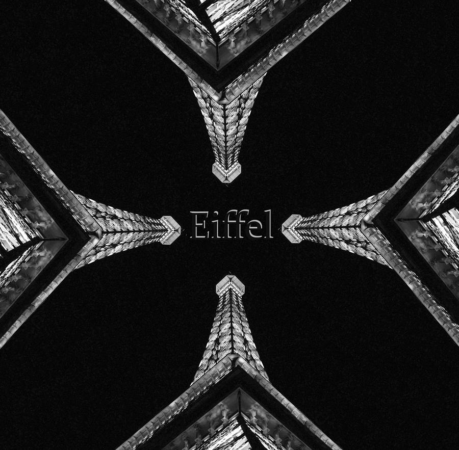 Eiffel times 4 Mixed Media by David Lee Thompson