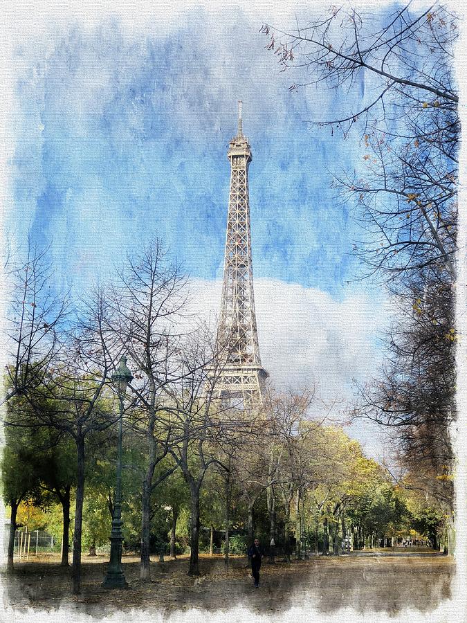 Eiffel Tower Approach Photograph by Tom Reynen