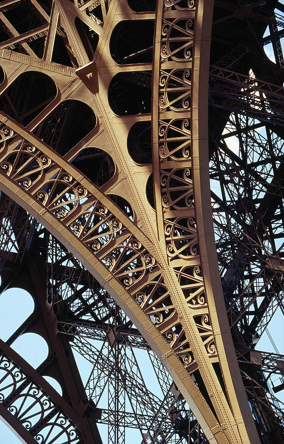 Eiffel Tower Architectural Detail Photograph by Richard Ianson