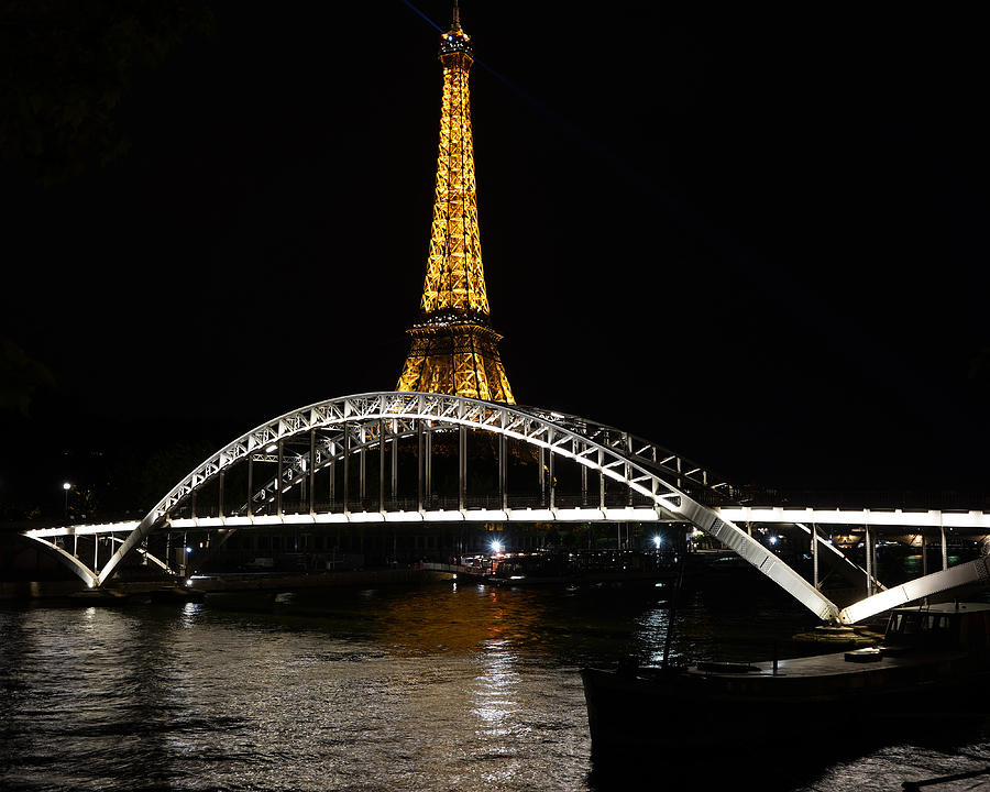 Eiffel Tower At Night 7 Photograph by Andrew Fare