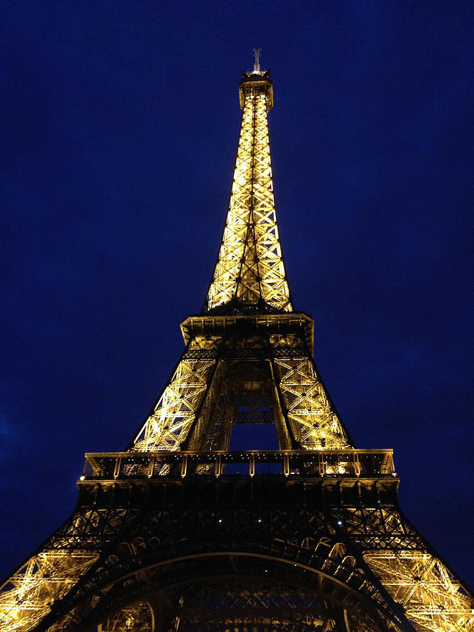 Eiffel Tower at night Photograph by Life Makes Art