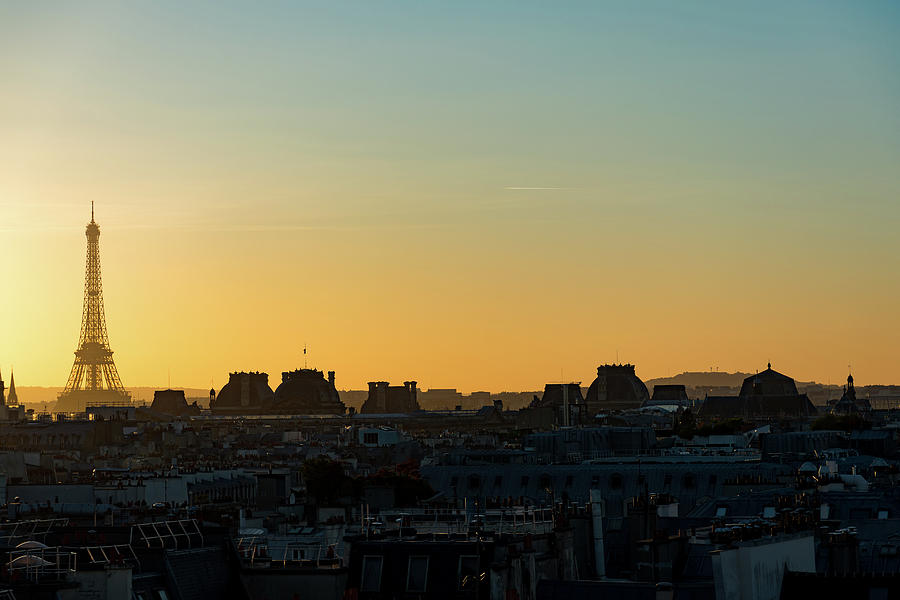 Eiffel Tower at Sunset Photograph by Liz Albro