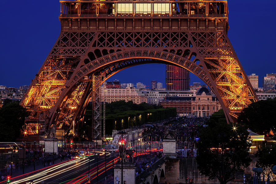 Paris Photograph - Eiffel Tower At Twilight by Andrew Soundarajan Paris Photograph - Eiffel Tower At Twilight by Andrew Soundarajan
