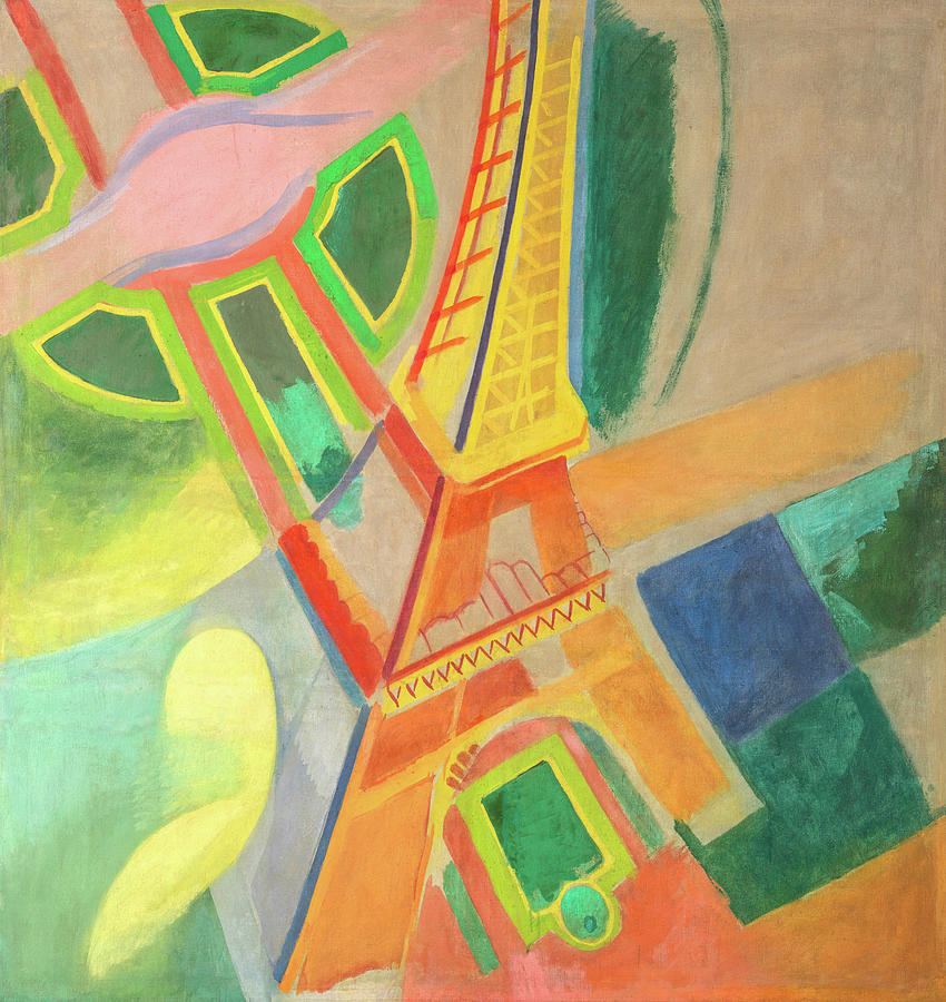 Robert Delaunay Painting - Eiffel Tower, Circa 1924 by Robert Delaunay Robert Delaunay Painting - Eiffel Tower, Circa 1924 by Robert Delaunay