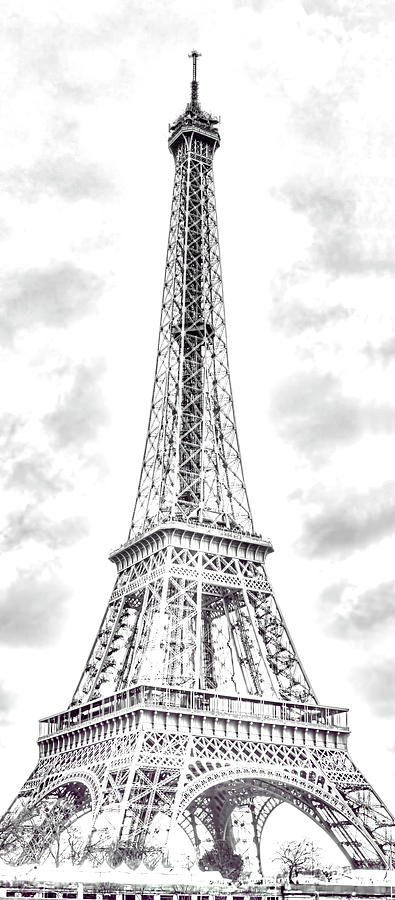 Eiffel Tower, Drawing/illustration for sale by weirdpuckett - Foundmyself