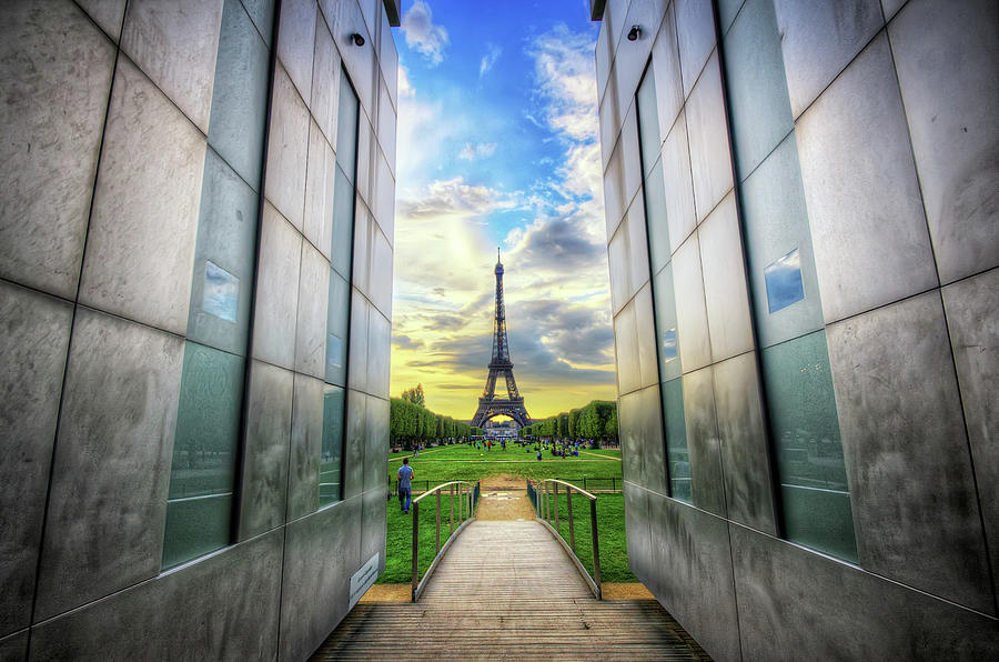 Eiffel Tower Photograph by Haaghun