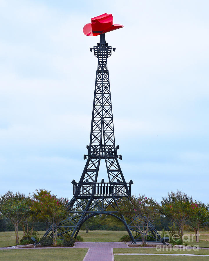 Eiffel Tower in Paris Texas Photograph by Catherine Sherman