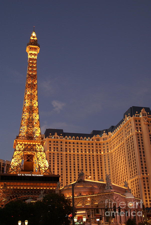 Eiffel Tower of Las Vegas Photograph by Kathy Burns - Fine Art America