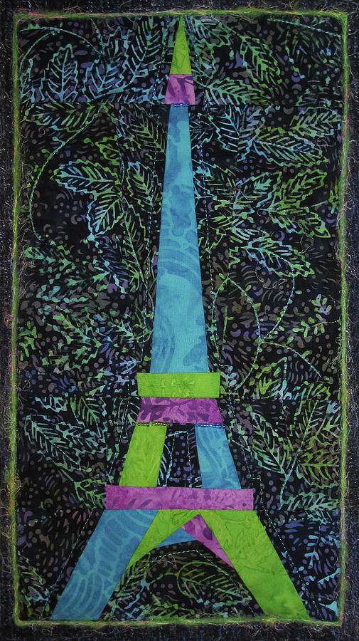 Eiffel Tower Tapestry - Textile by Pam Geisel