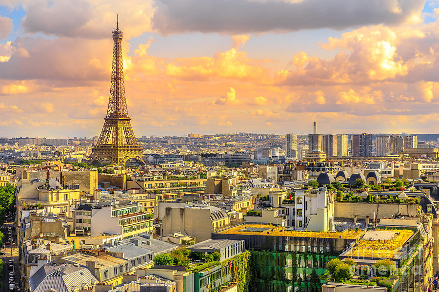 Eiffel Tower skyline Photograph by Benny Marty