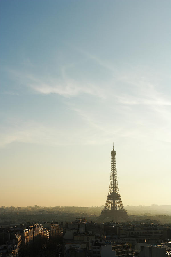 Eiffel Tower Standing At Paris City Photograph by Toshi Sasaki - Fine ...