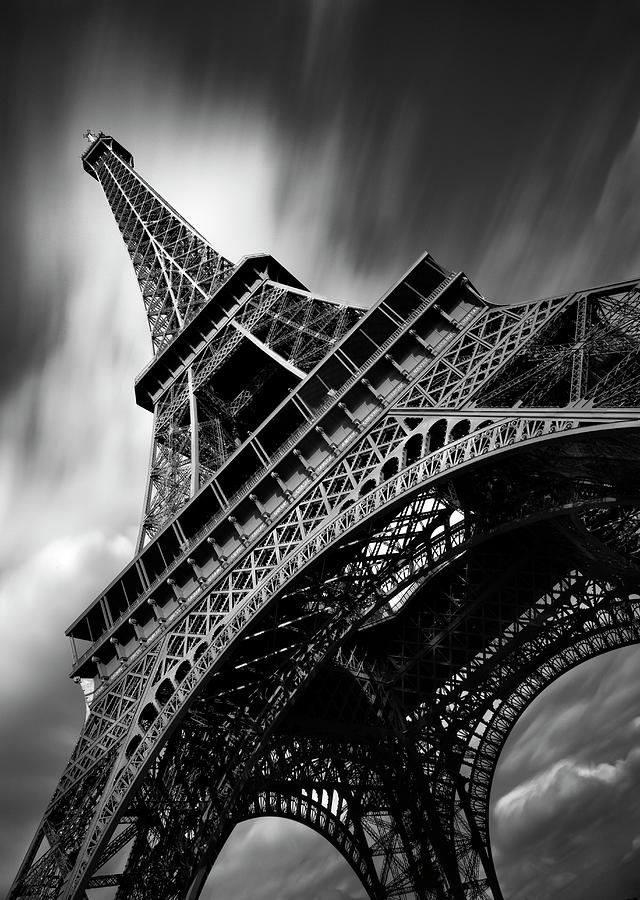 Eiffel Tower Photograph - Eiffel Tower Study II by Moises Levy