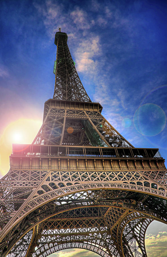 Eiffel Tower Sunset Photograph by Darkerphoto | Fine Art America