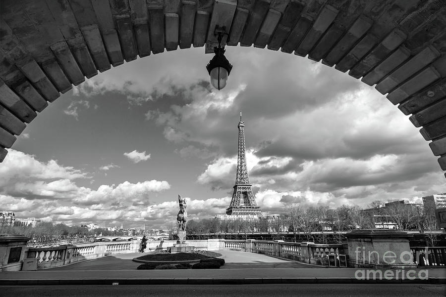 Eiffel tower view from Bir Hakeim bridge Photograph by Delphimages ...