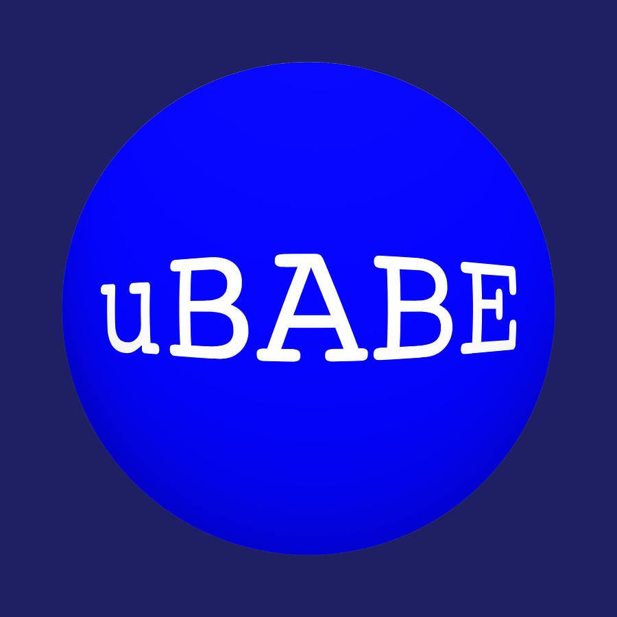 Eight Ball Blue Digital Art by Ubabe Style