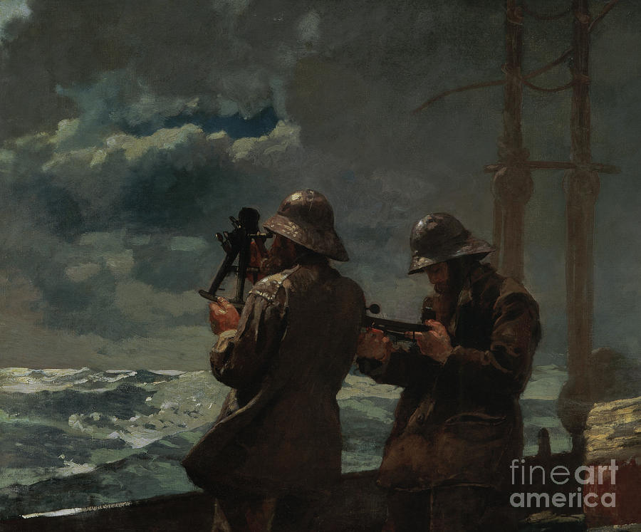 Winslow Homer Painting - Eight Bells by Winslow Homer by Winslow Homer