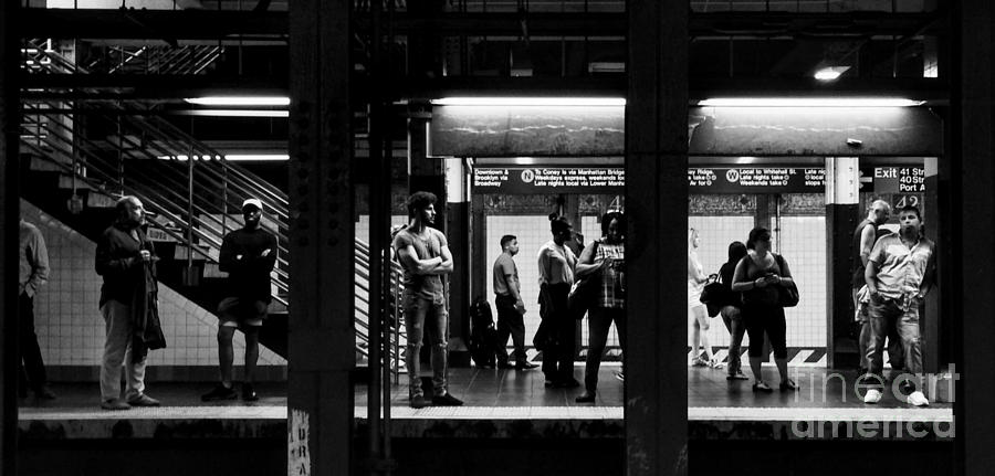Eight Million Stories In The Naked City - Subway - closeup Photograph by Miriam Danar