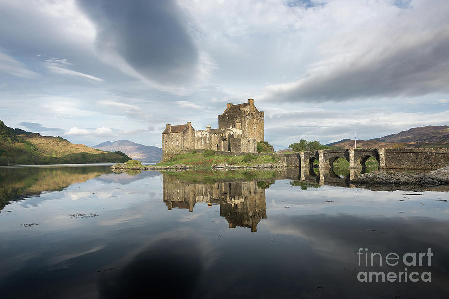 Eilean Donan Photograph - Eilean Donan castle in a Scotland landscape by IPics Photography Eilean Donan Photograph - Eilean Donan castle in a Scotland landscape by IPics Photography